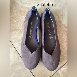 Rothy's The Flat in Mink Retired Color size 8 Round Toe Gray Color women’s shoes